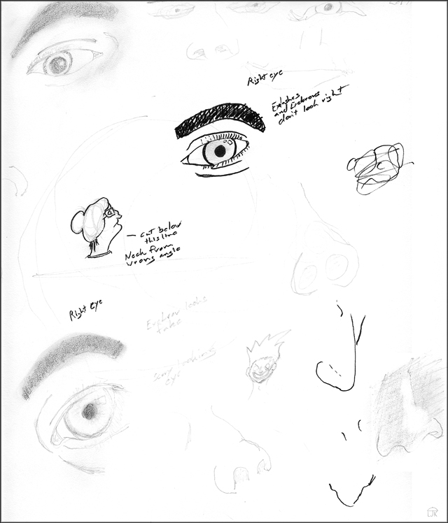 noses to draw. noses to draw.